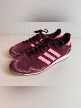 adidas Women's SL 72 OG Burgundy Pink Retro Runner Sneakers Size 9 NWT